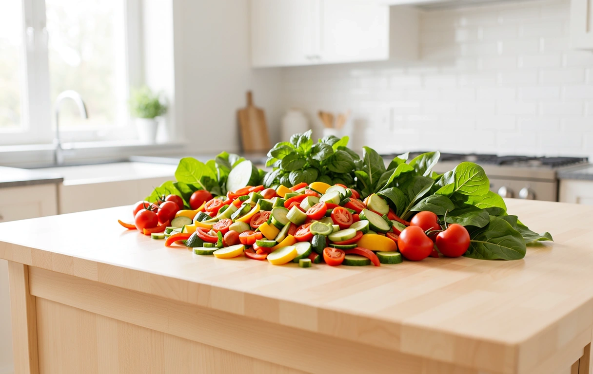 Frische Zutaten für eine ausgewogene Ernährung